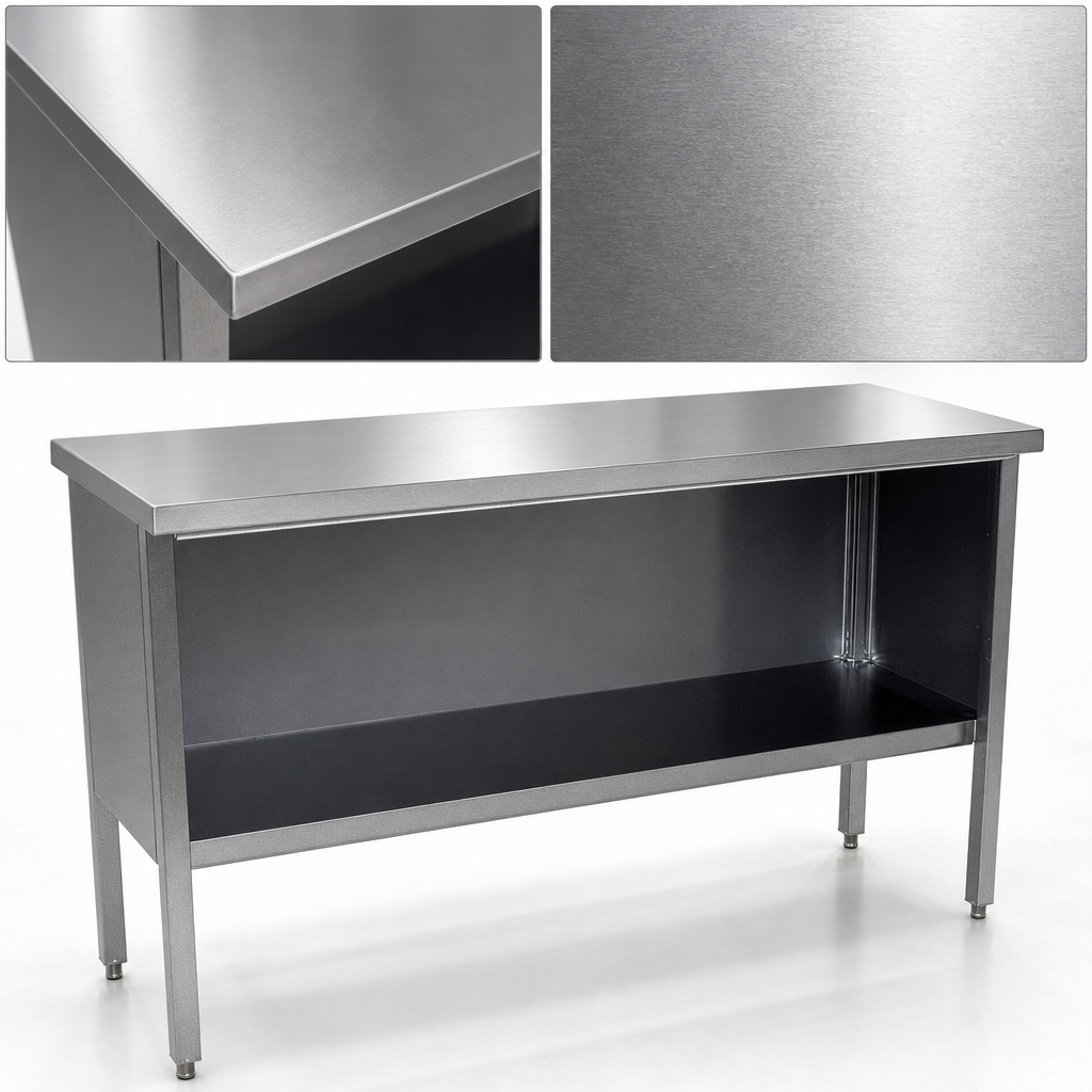 14-Gauge Stainless Steel Flat Top
