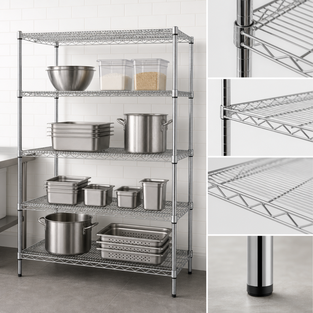 4 Wire Shelves