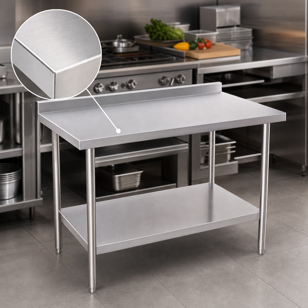 16-Gauge 430 Stainless Steel Top