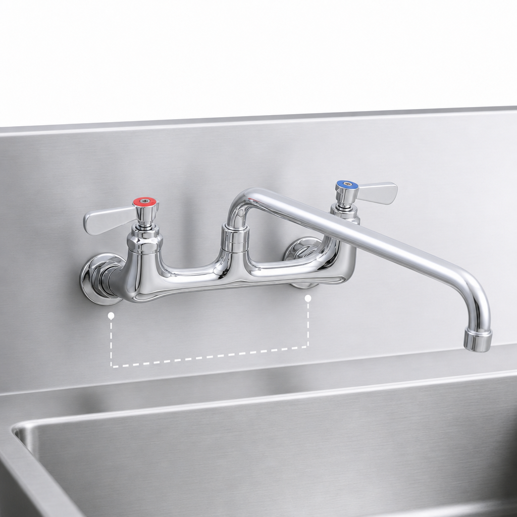 8-Inch Splash Mount Centers