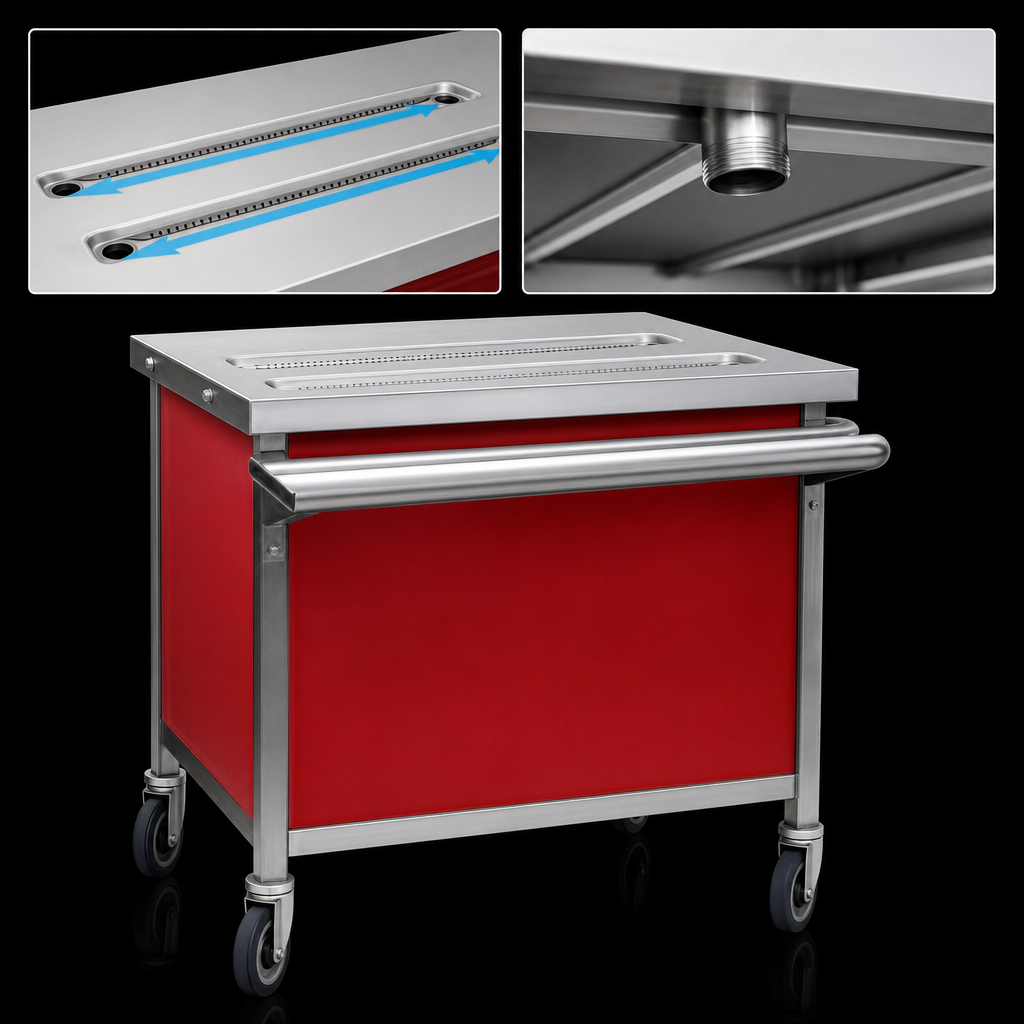Dual Drain Troughs