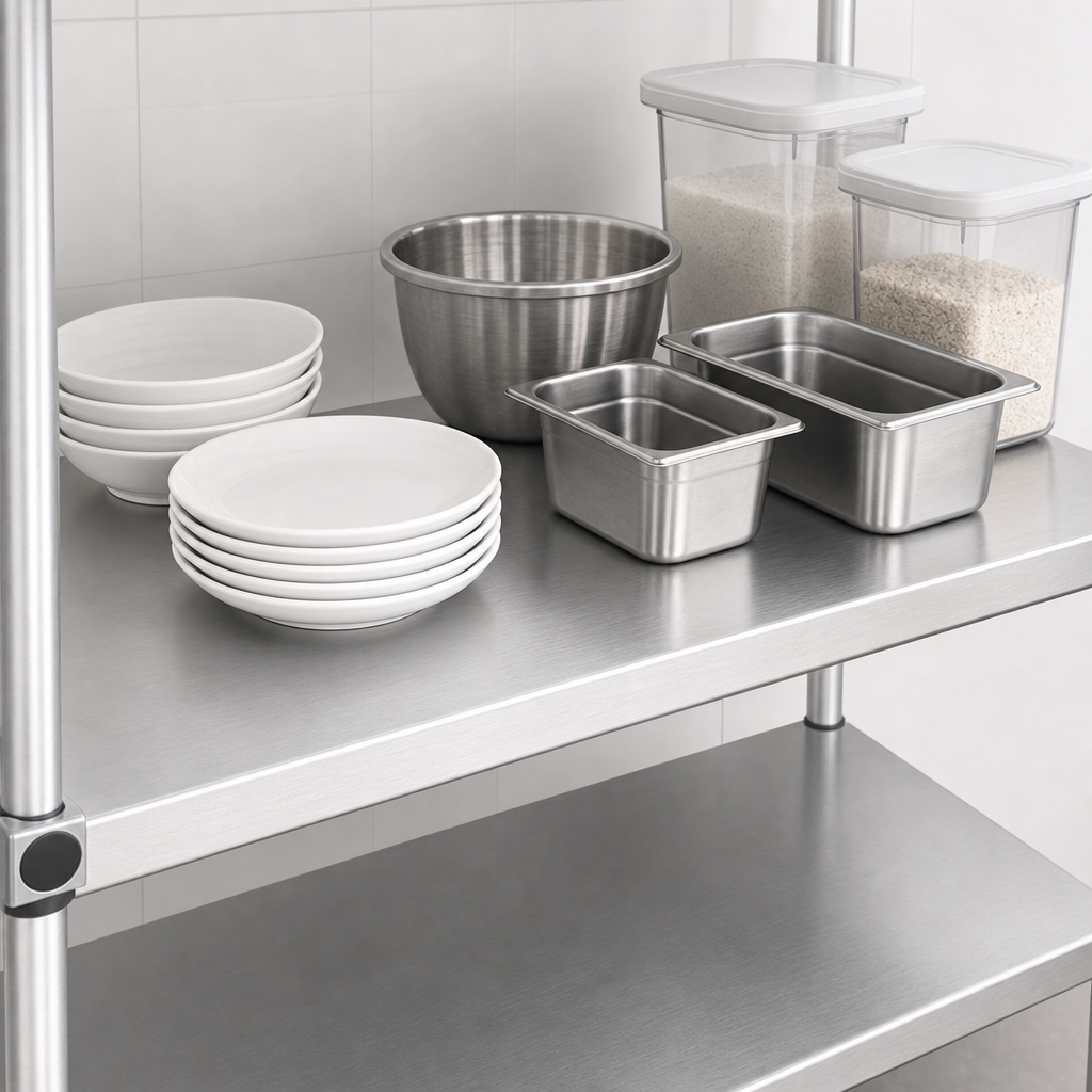 Solid Shelf Surface