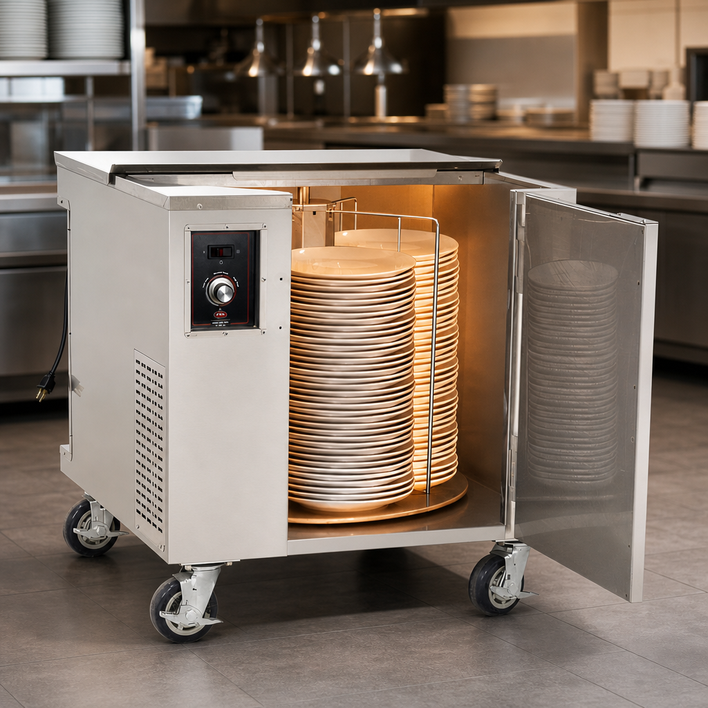 Heated Rotary Plate Cabinet