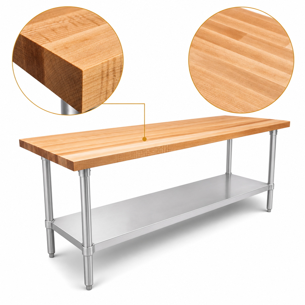 Edge-Grain Maple Top