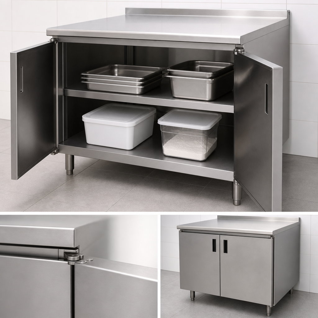 Cabinet Base with Hinged Doors