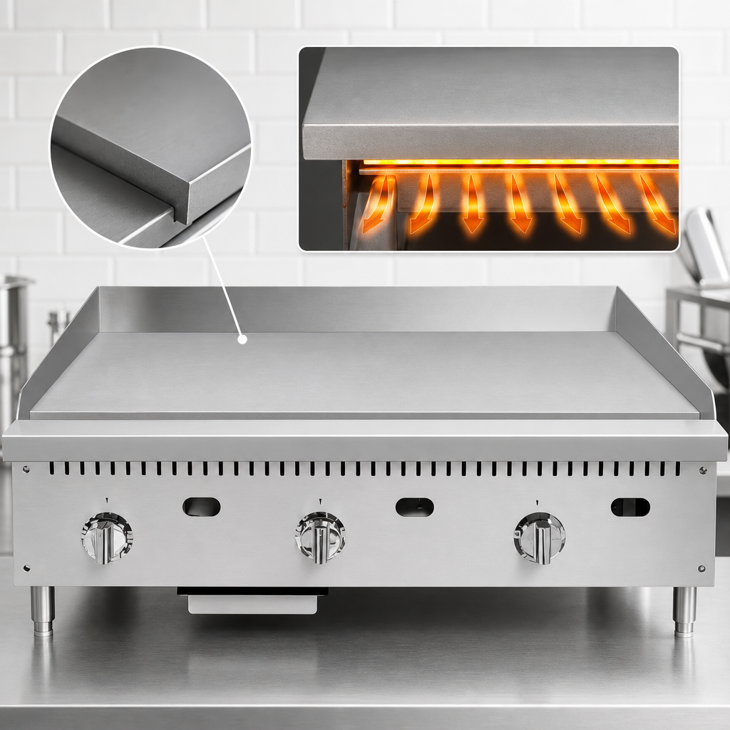 1-Inch Thick Griddle Plate