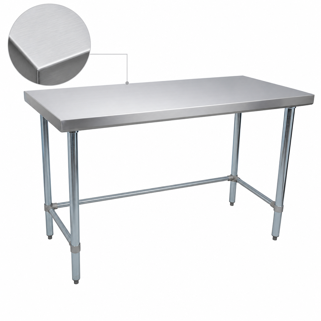 18-Gauge 430 Stainless Steel Top