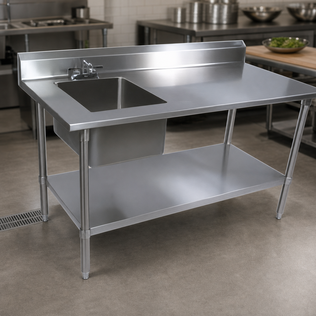 16-Gauge Stainless Steel Top