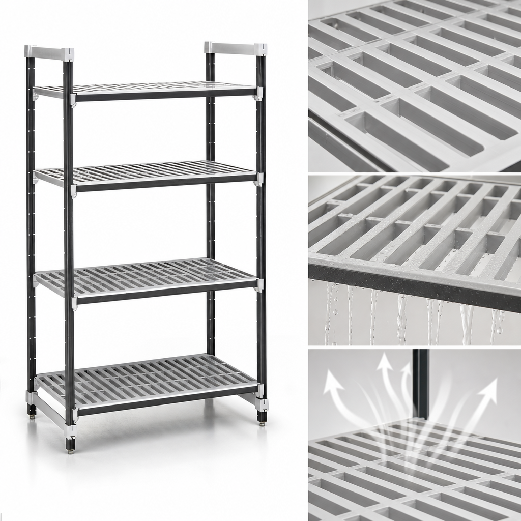 Vented Reinforced Shelf Plates