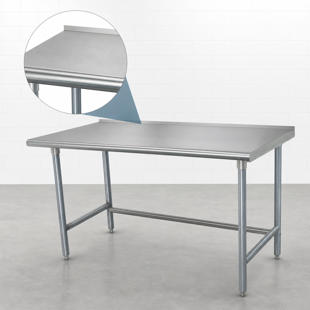 16 Gauge Stainless Steel Top