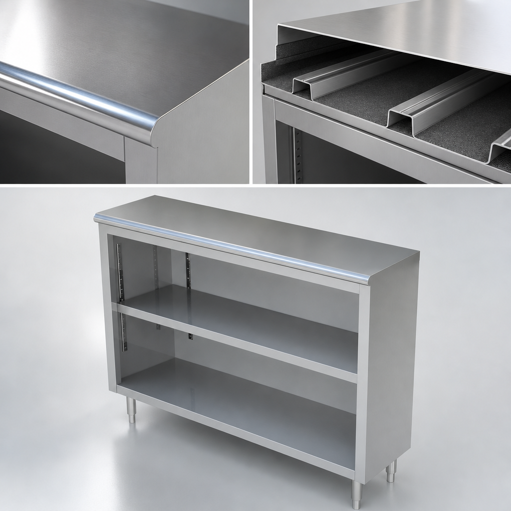 Reinforced Stainless Steel Top