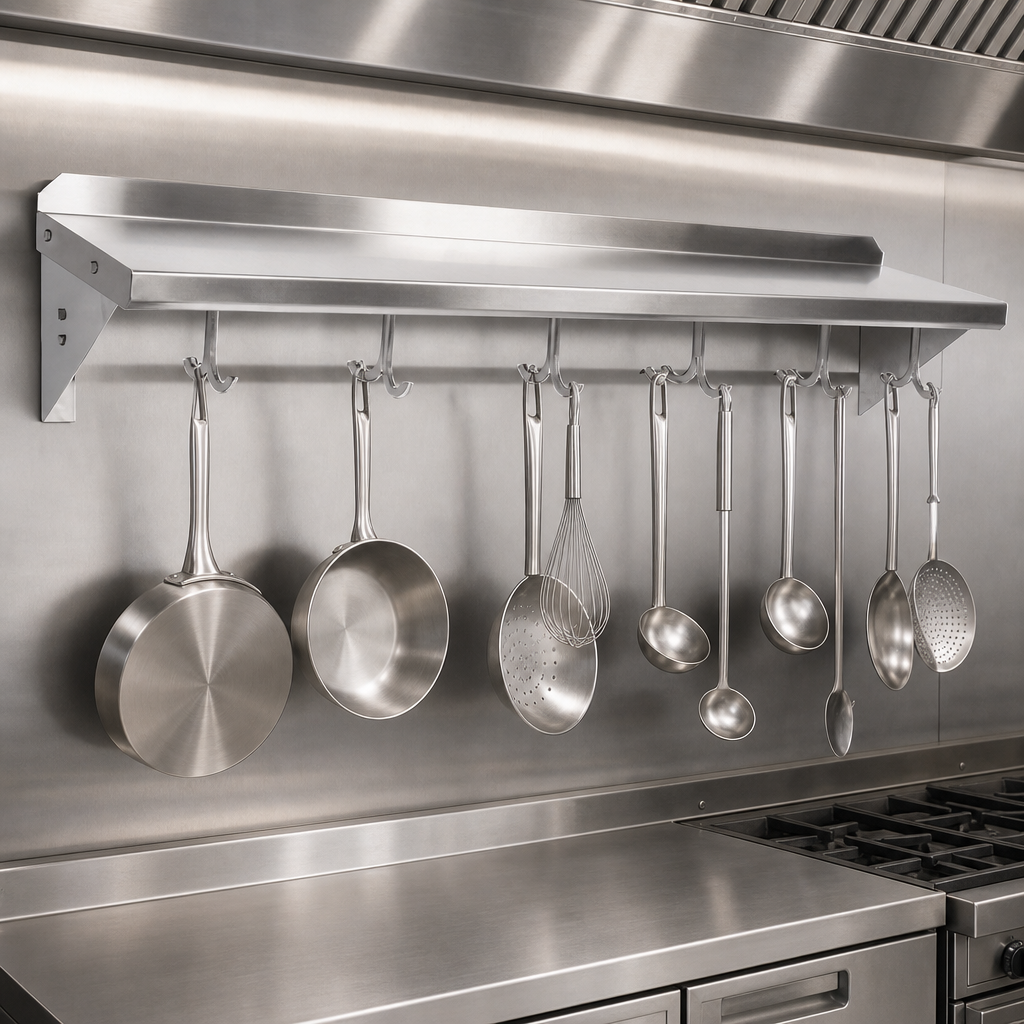 Integrated Pot Rack