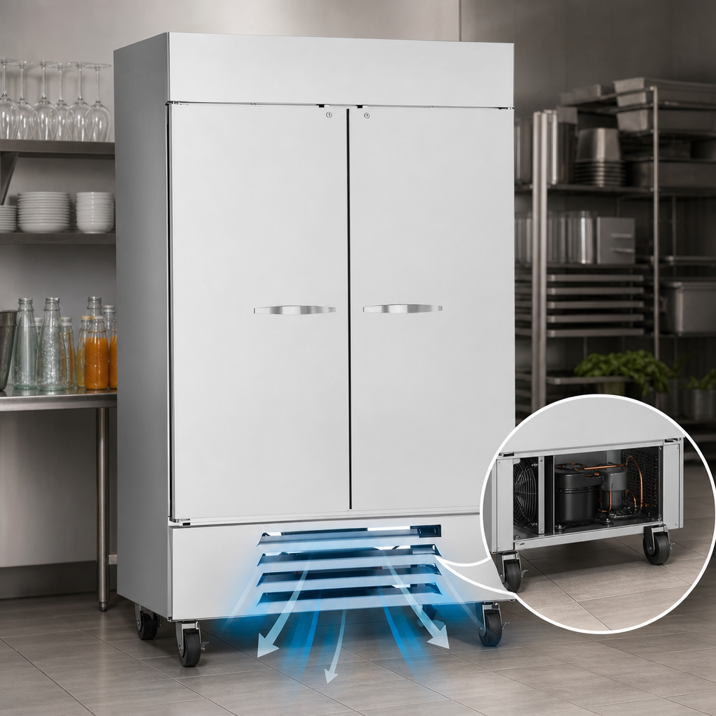 Bottom-Mounted Self-Contained Refrigeration