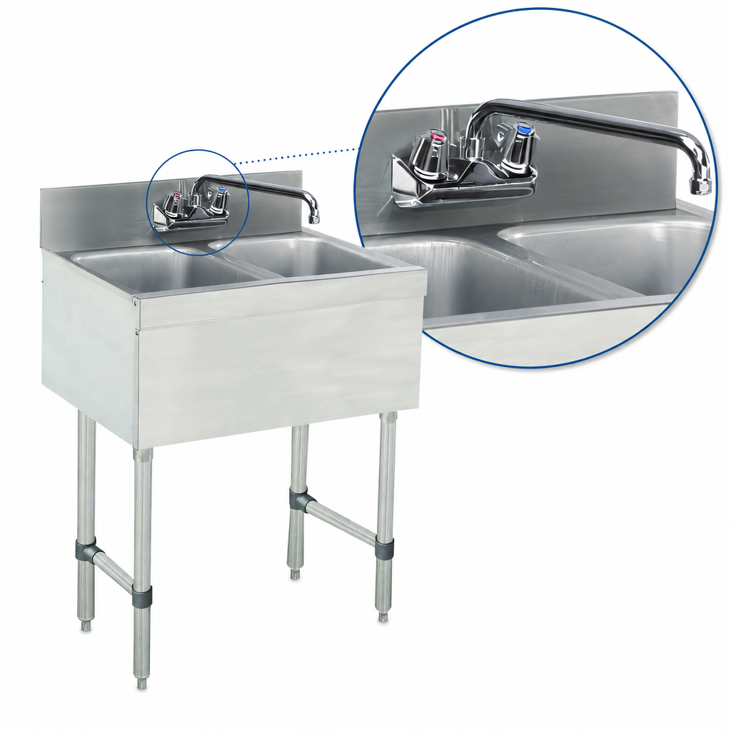 Splash-Mount Swing Spout Faucet