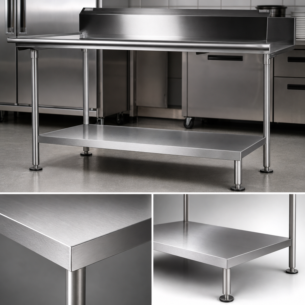 14-Gauge 300 Series Stainless Steel Shelf