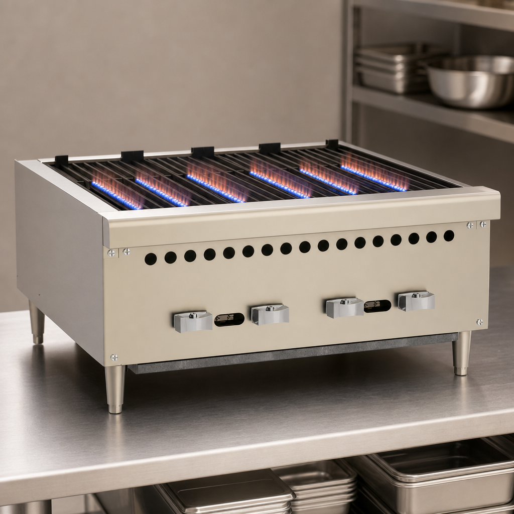Six High-Output Burners