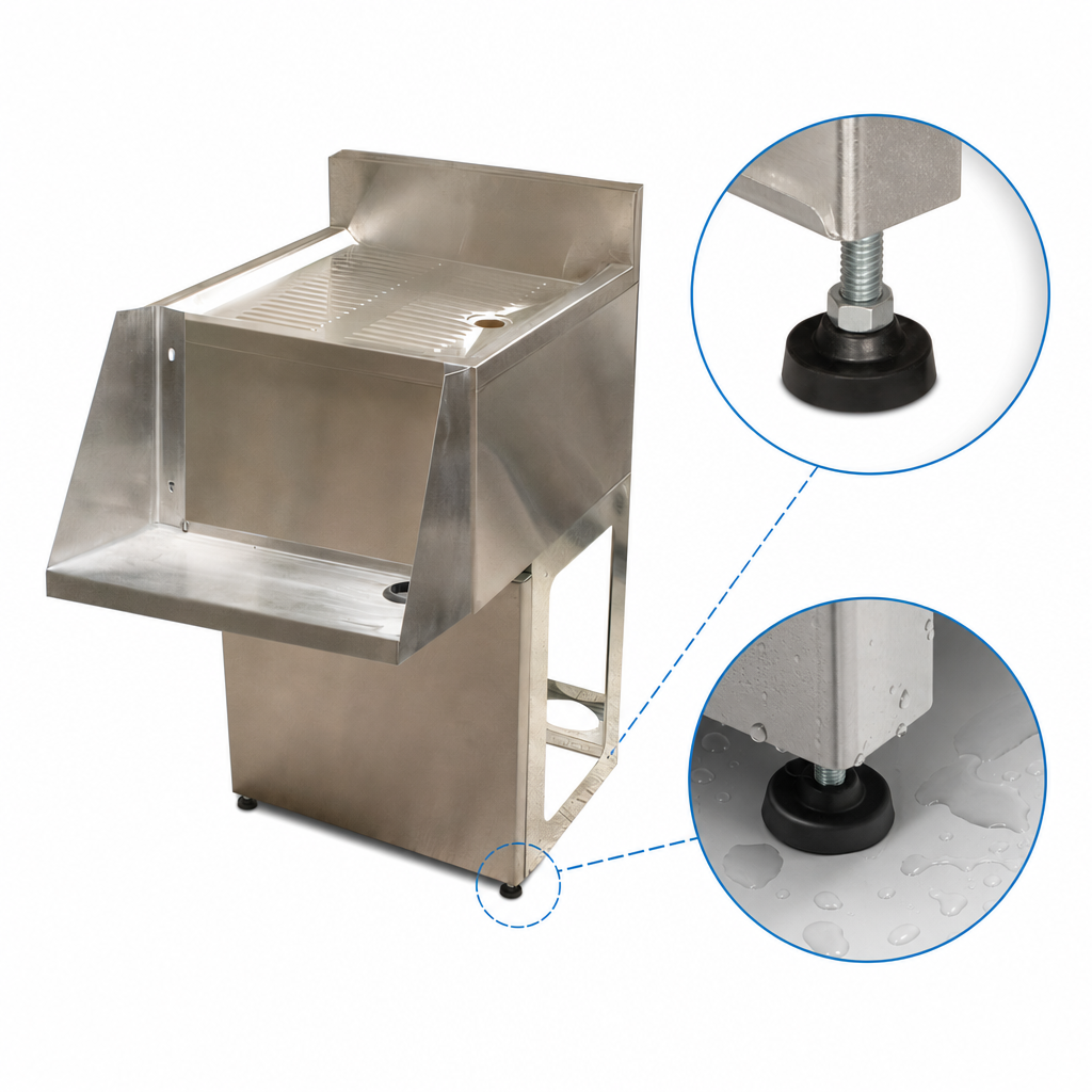 Adjustable High Impact Corrosion Resistant Feet