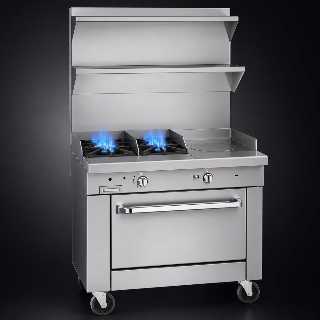 Dual Open Burners