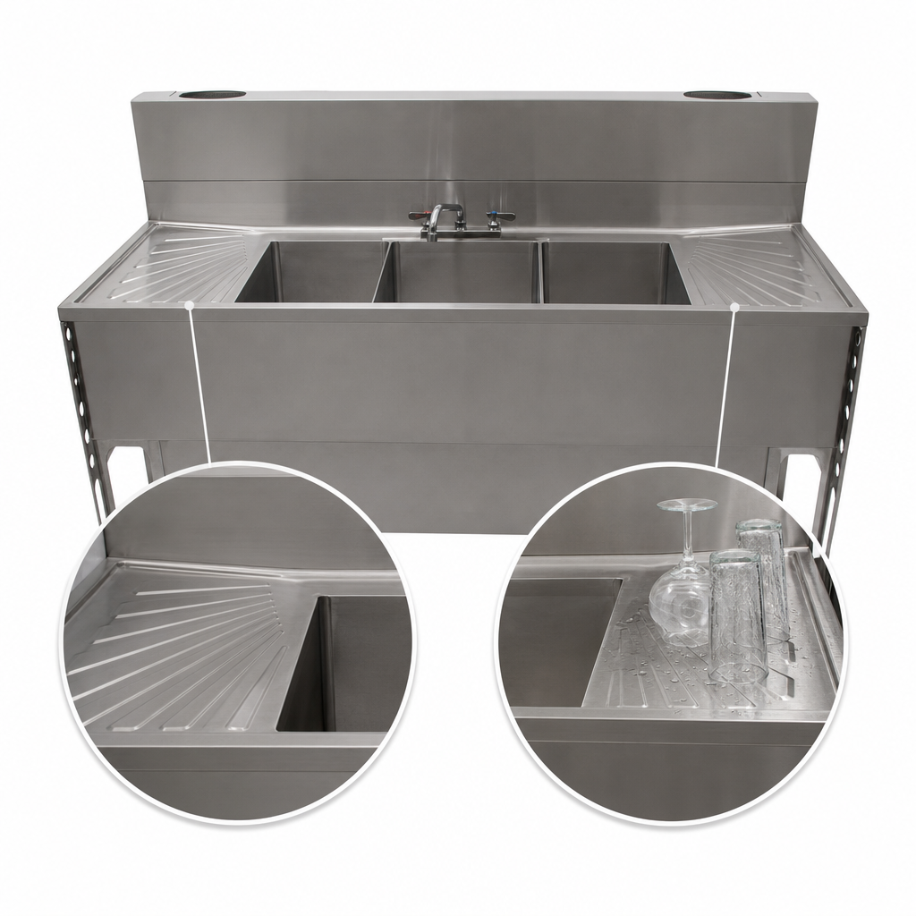 Dual Stamped Drainboards