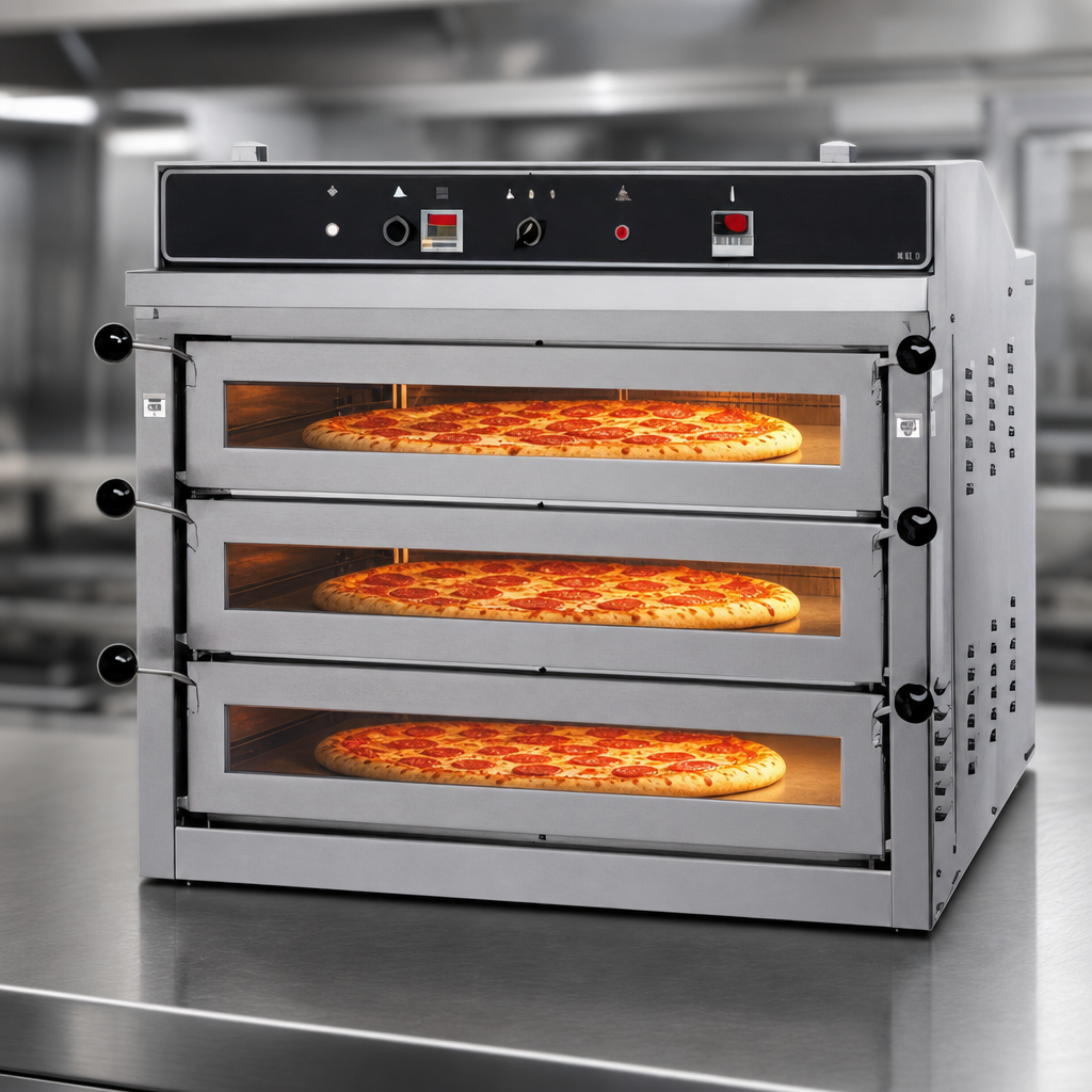 Capacity for Three 18-Inch Pizzas