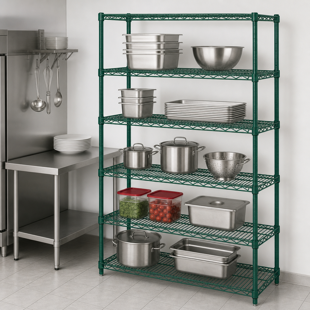 Five Shelves Included