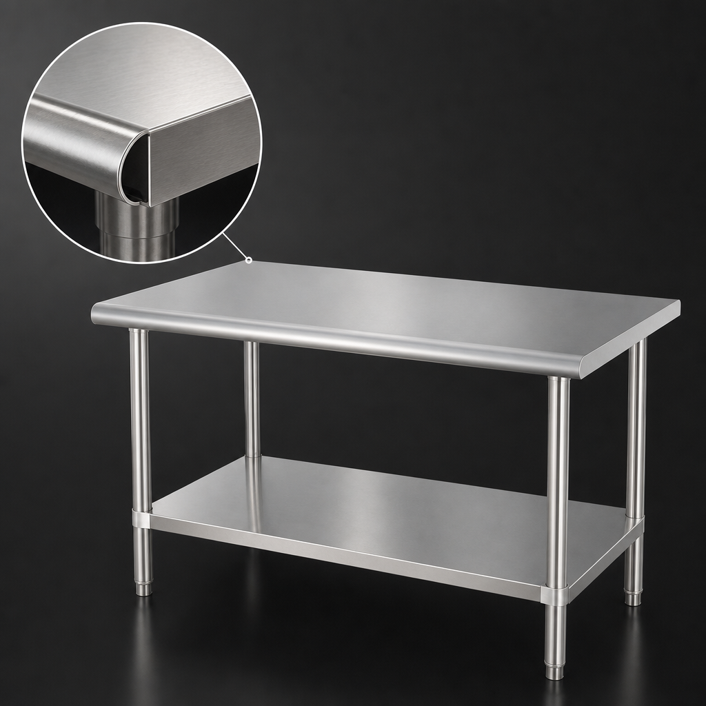 Reinforced Stainless Steel Top