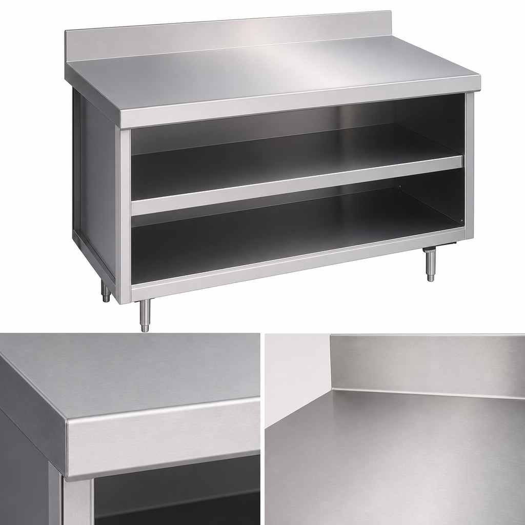 One-Piece 16 Gauge Stainless Steel Top