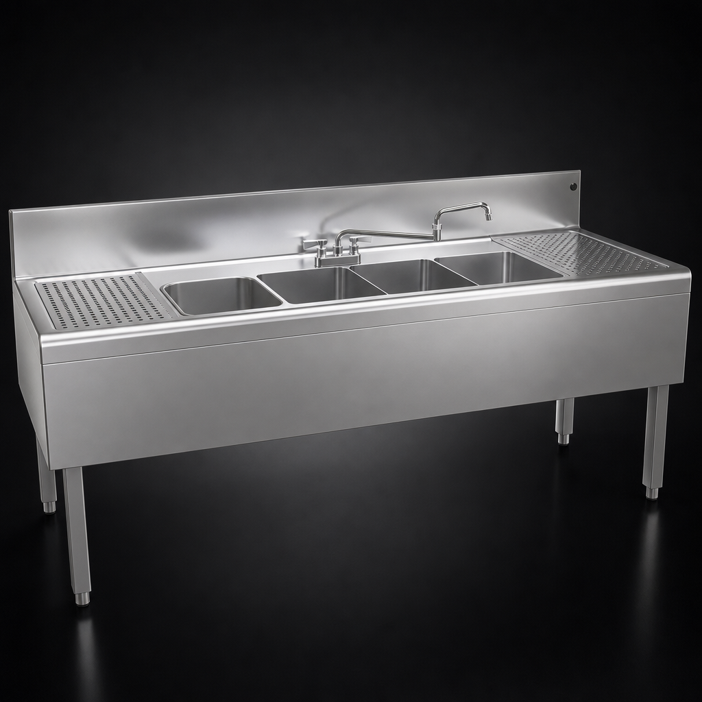 One-Piece Seamless Stainless Steel Top