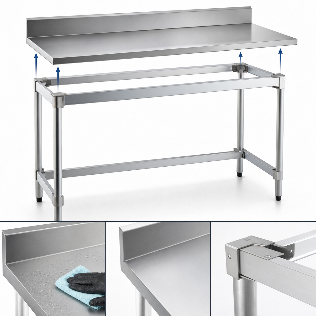 Removable Stainless Steel Top