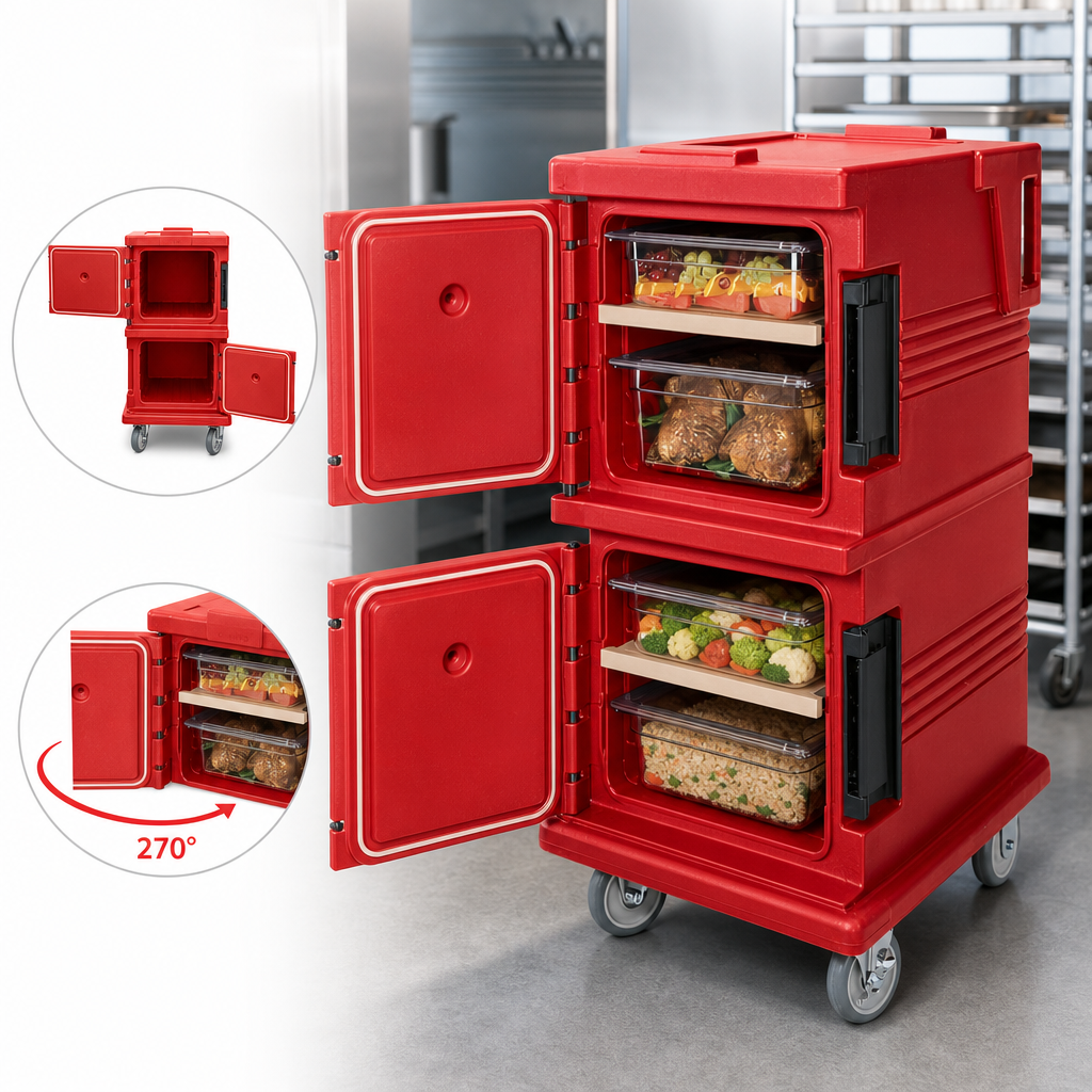 Front-Loading, Double-Compartment Design