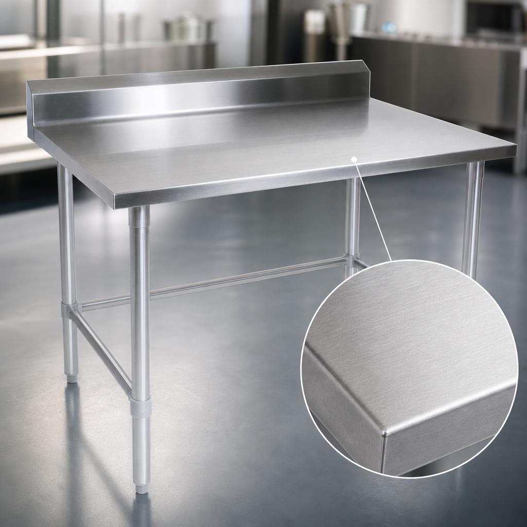 14-Gauge Stainless Steel Top