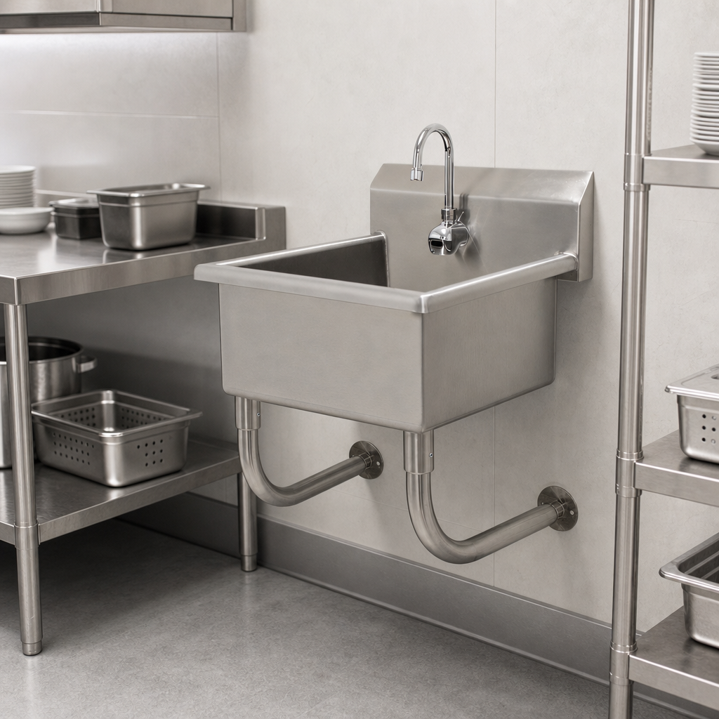 Wall-Mounted Sink Design