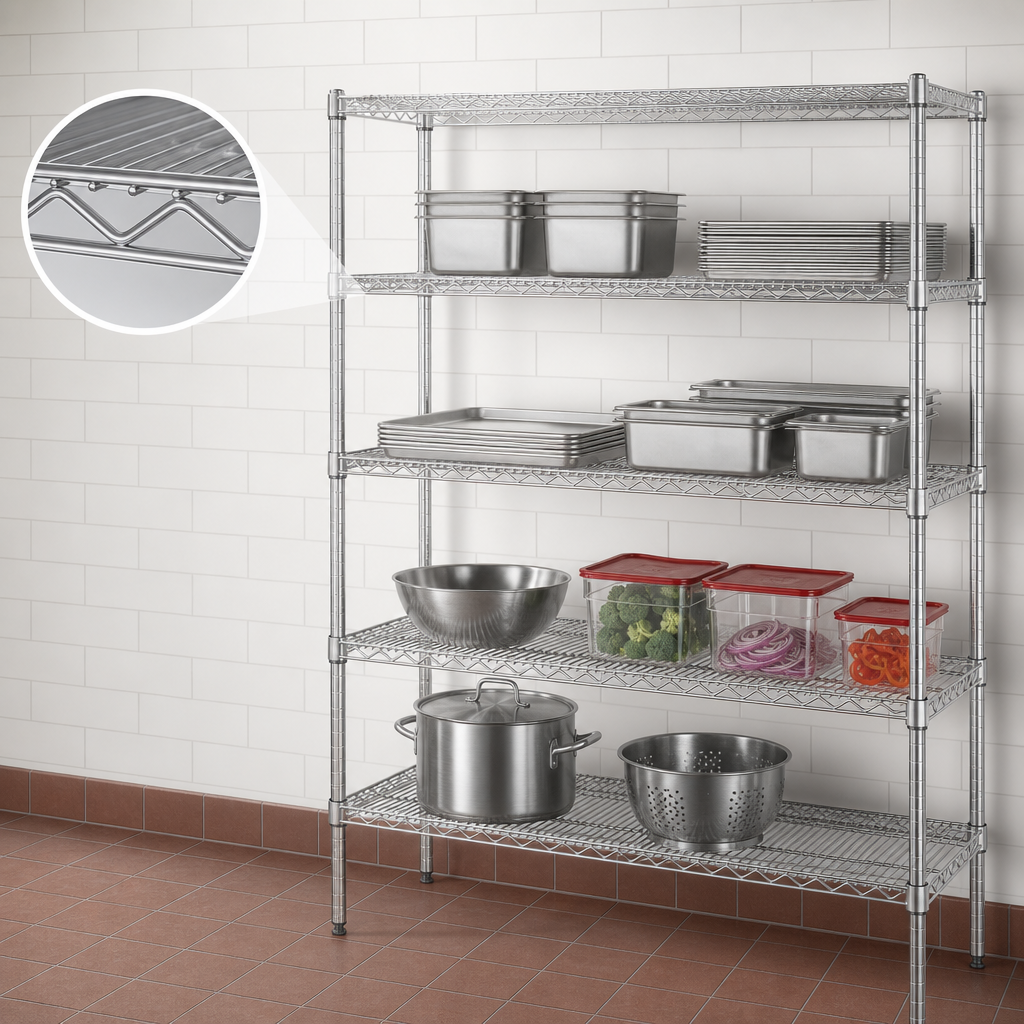 Patented QuadTruss Shelf Design