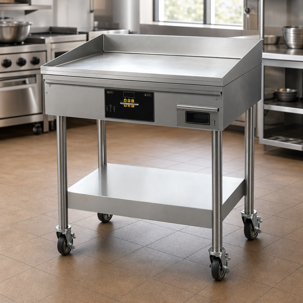 Included Stand with Casters