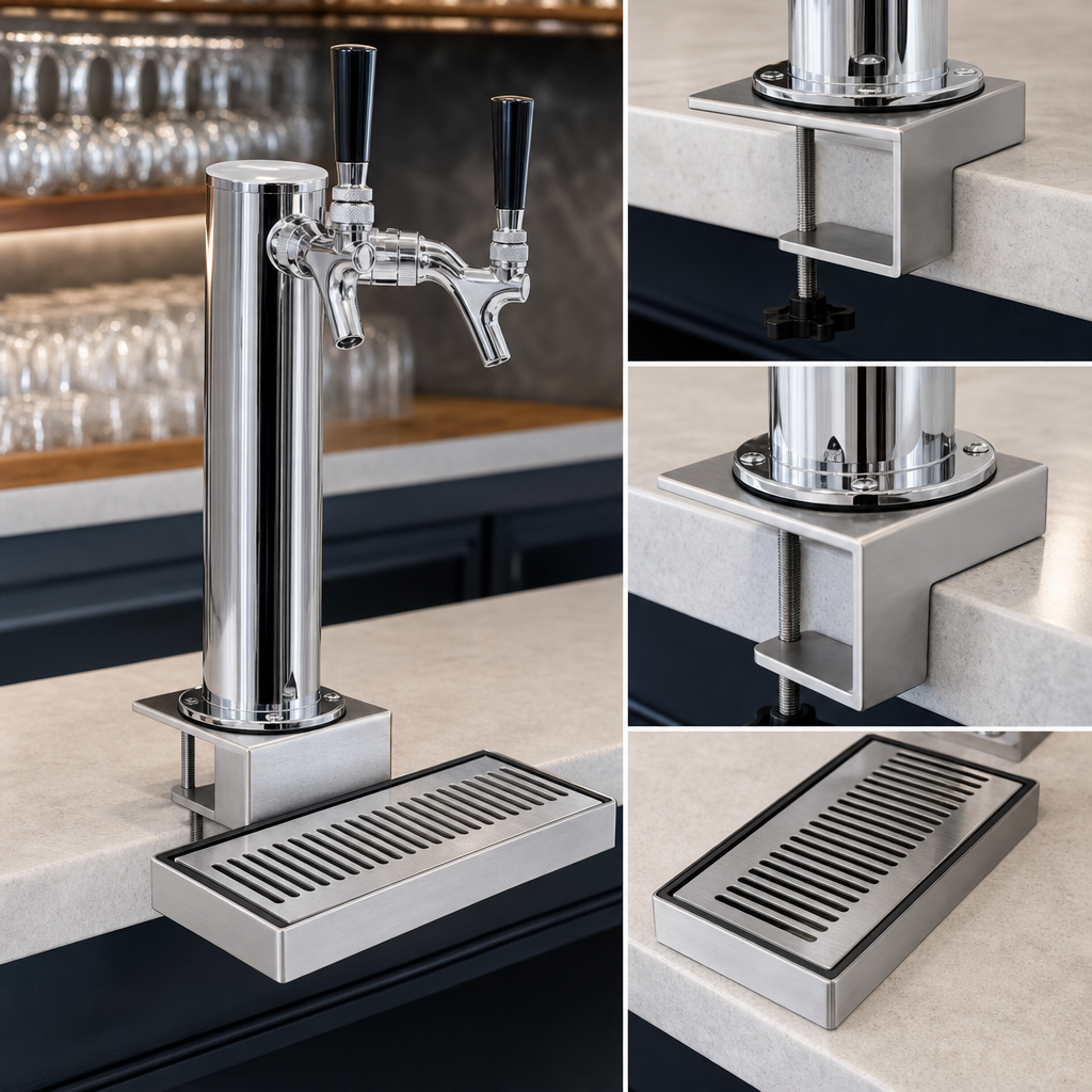 Clamp-On Countertop Mounting