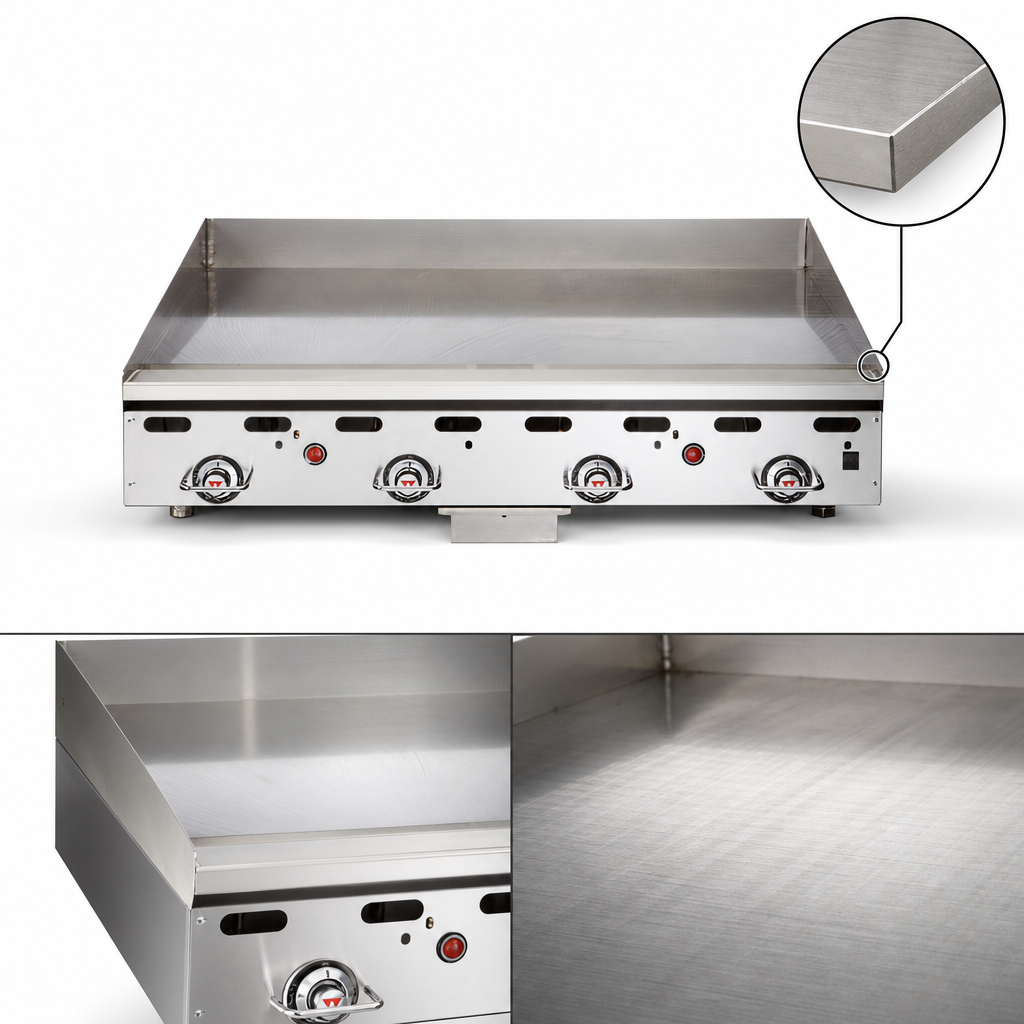1-Inch Polished Steel Plate