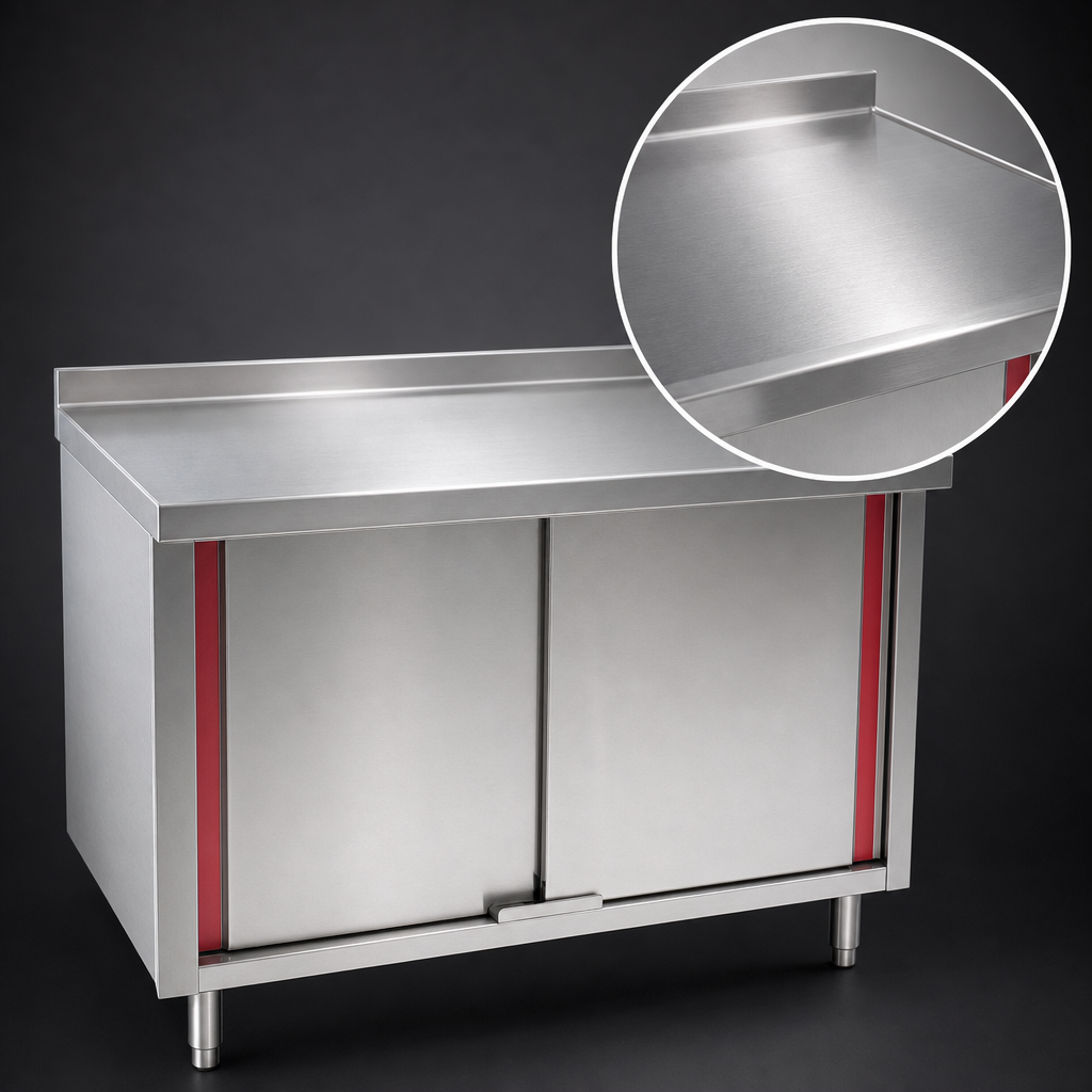 14-Gauge 304 Stainless Steel Top