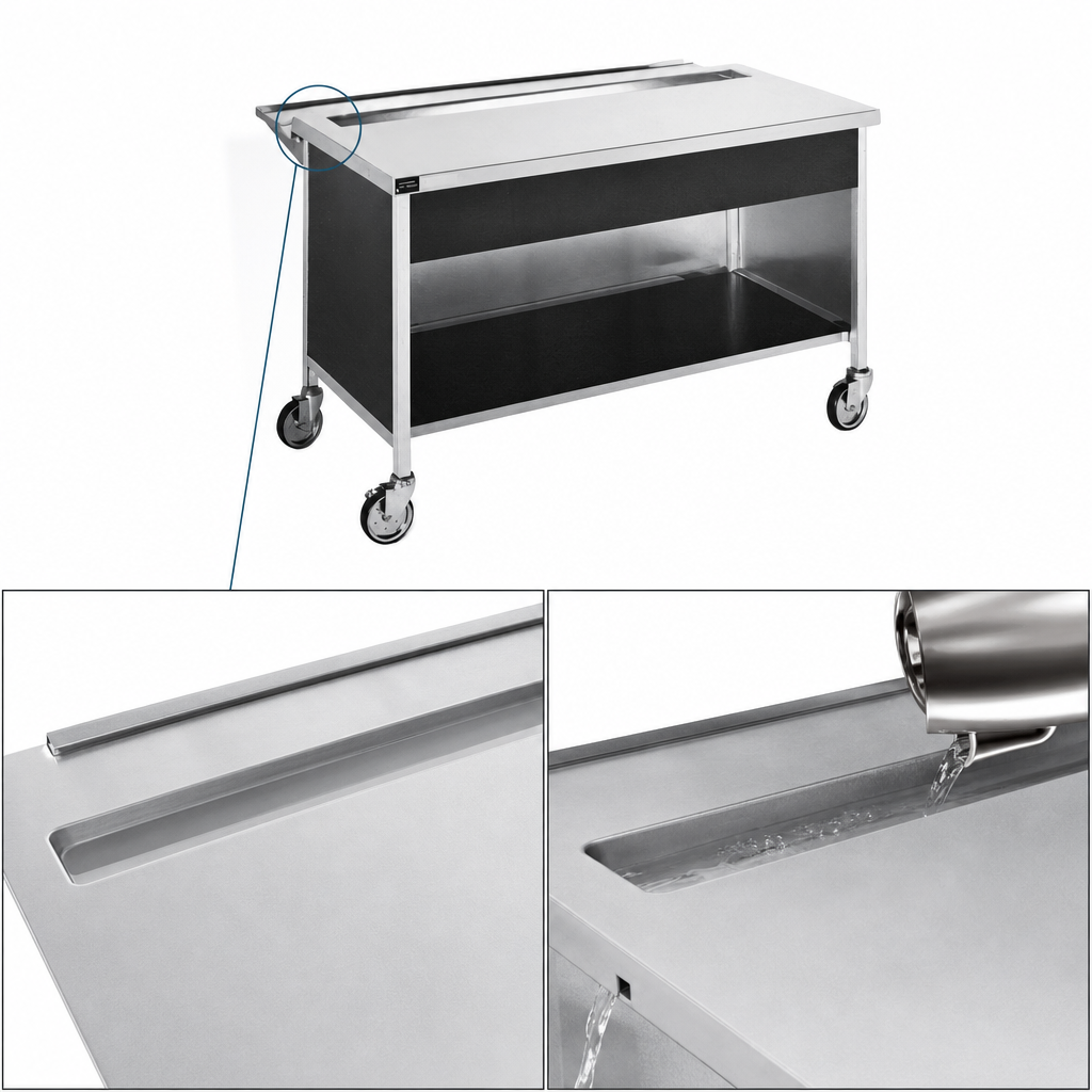Built-In Urn Trough