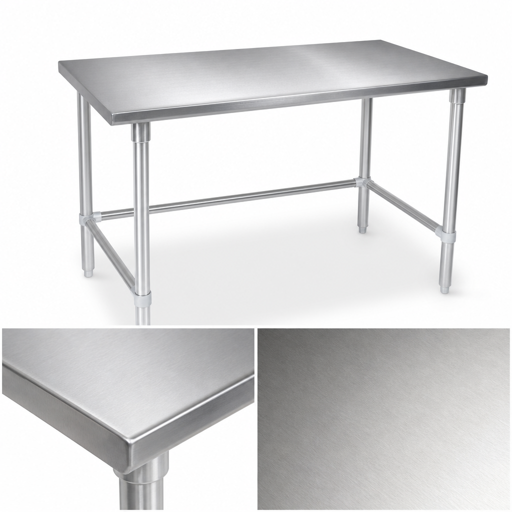 14-Gauge Stainless Steel Top
