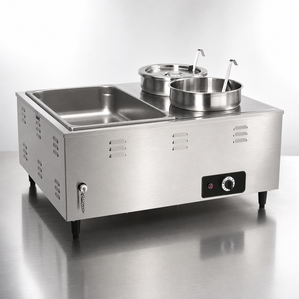 Brushed Stainless Steel Construction