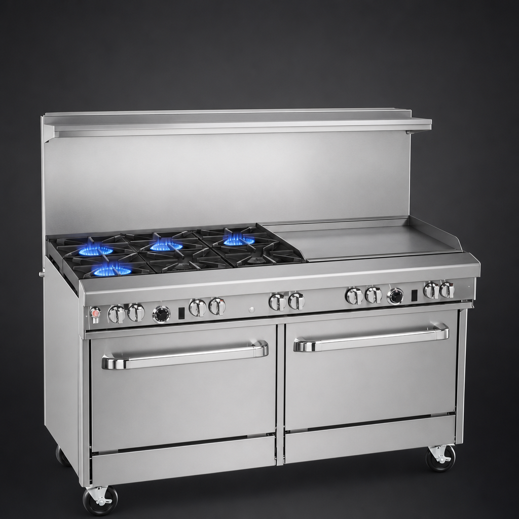 Four Open Burners
