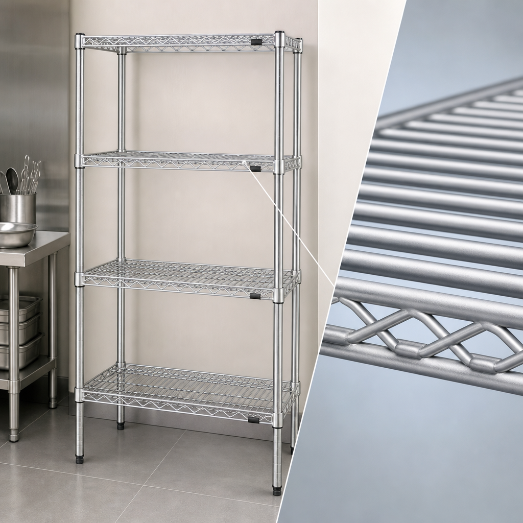 Patented QuadTruss® Shelf Design
