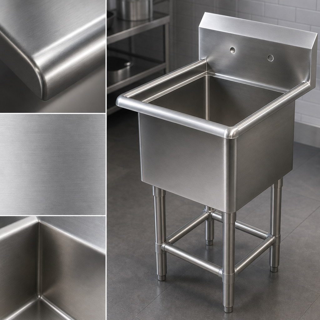 14-Gauge Stainless Steel Construction