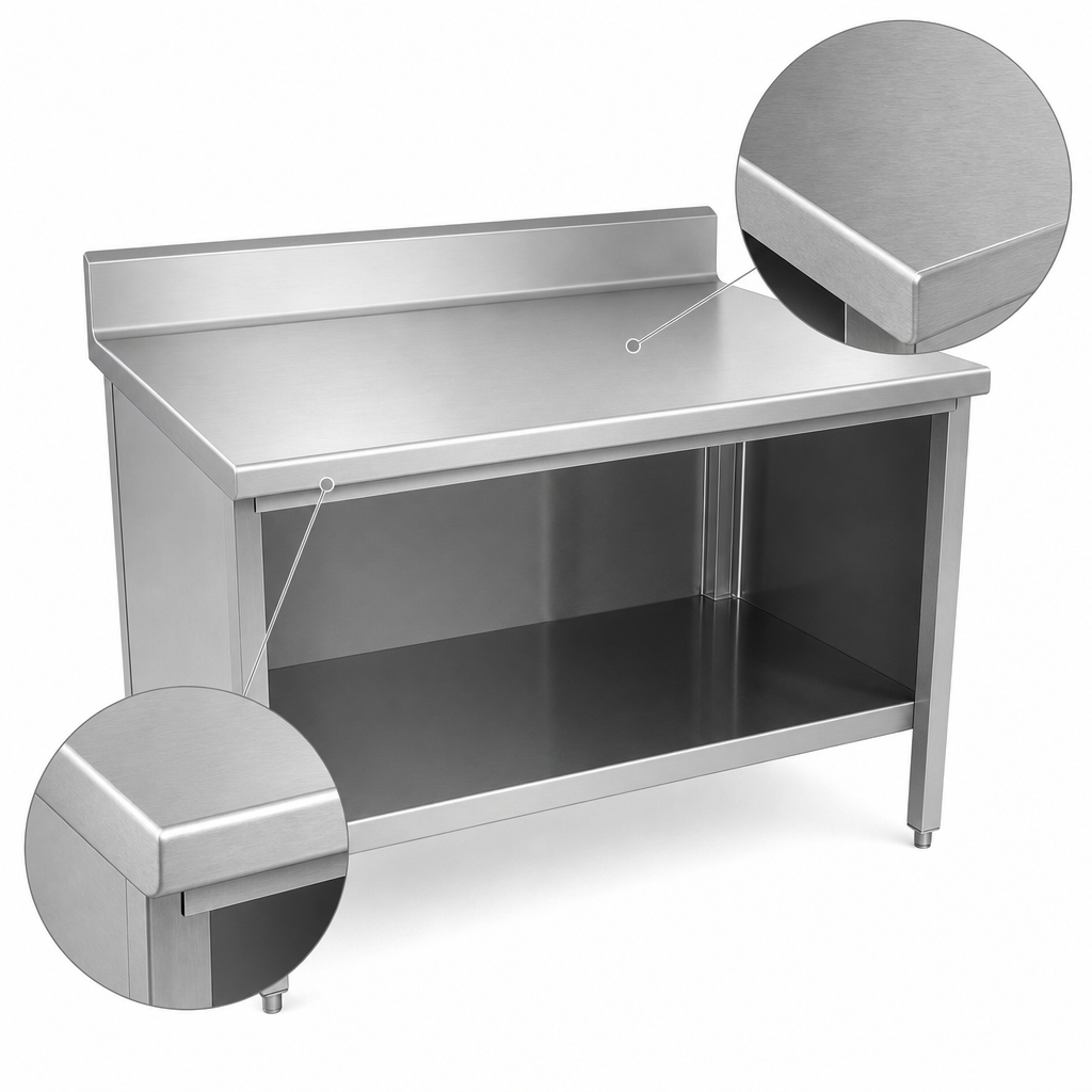 14-Gauge Stainless Steel Top