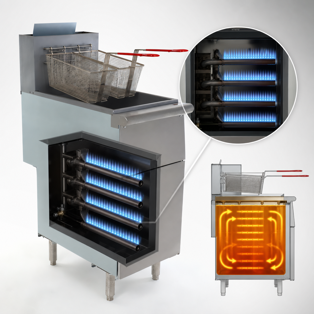 Four-Burner Heating