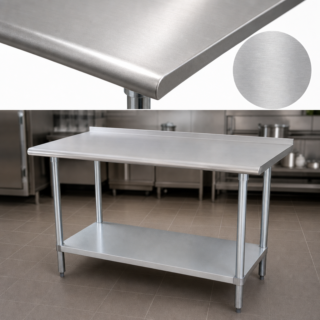 14 Gauge 304 Stainless Steel Top