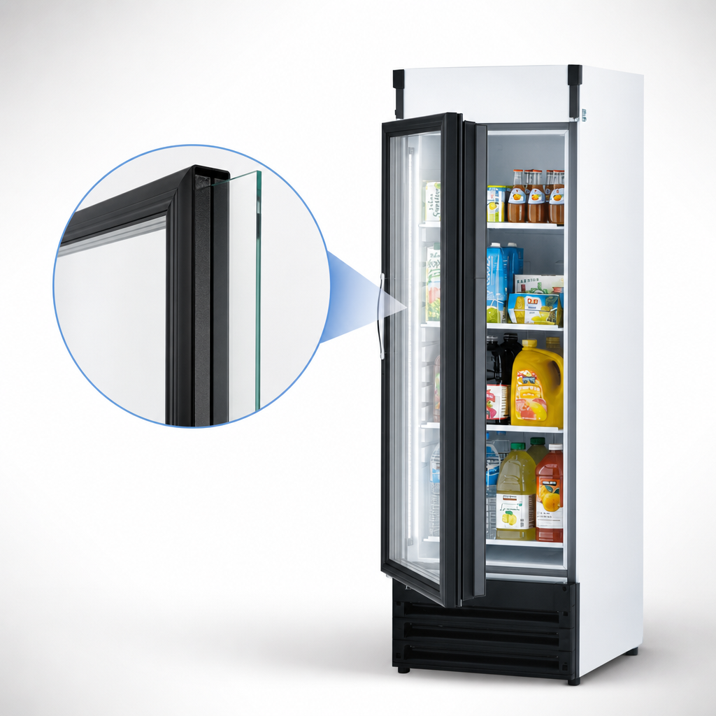 Double-Pane Low-E Hinged Glass Door