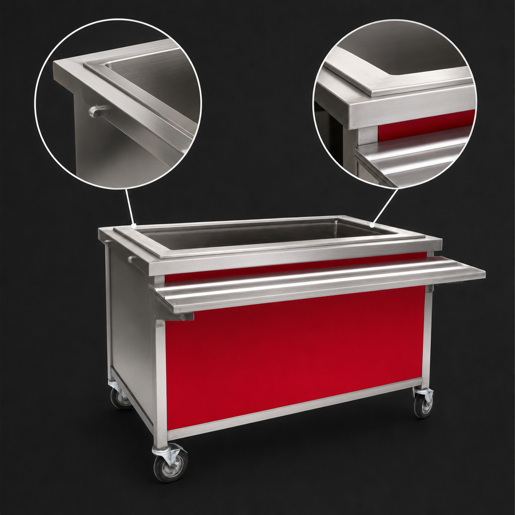 Heavy-Duty Stainless Steel Top
