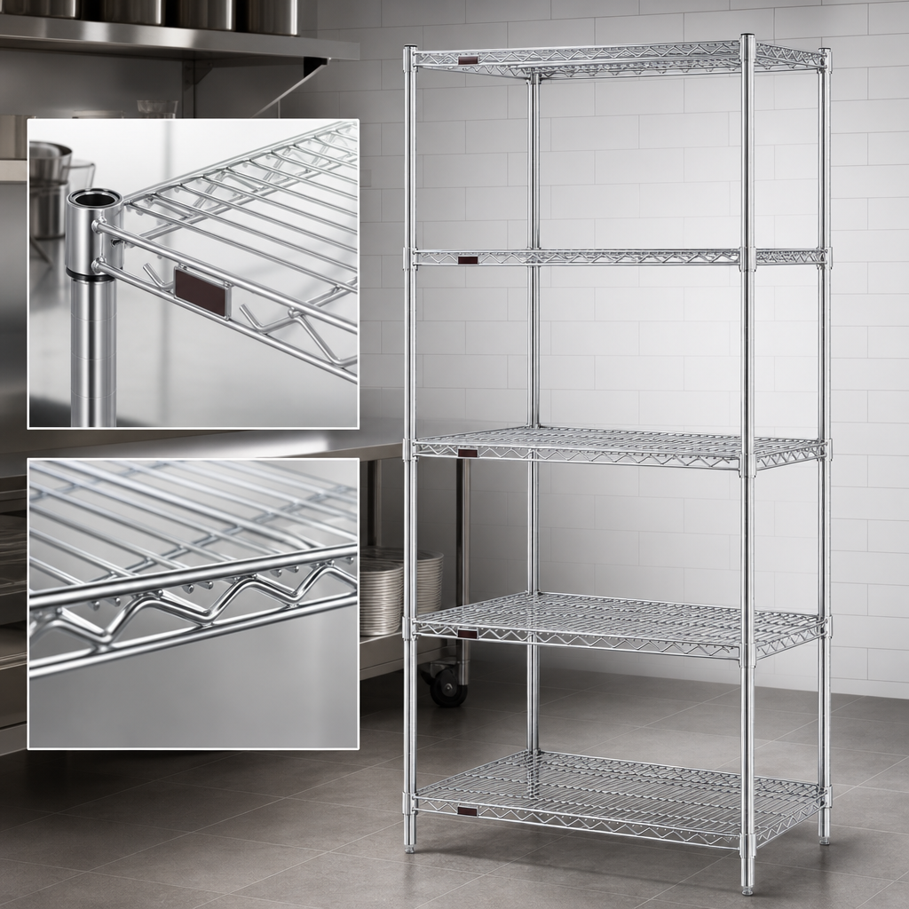 Patented QuadTruss Shelves