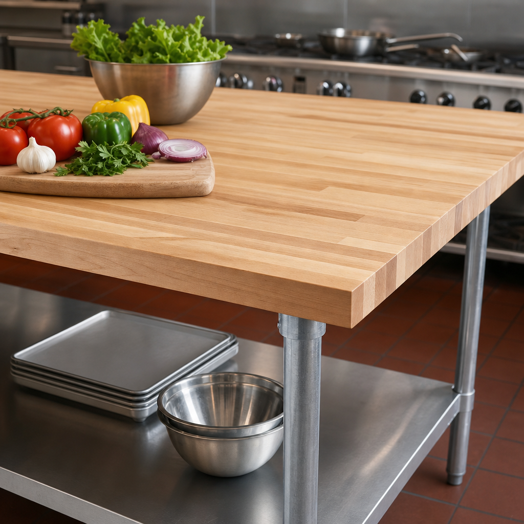 Edge Grain Flat Top